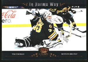 2011-12 Crown Royale In Harms Way #9 Tim Thomas