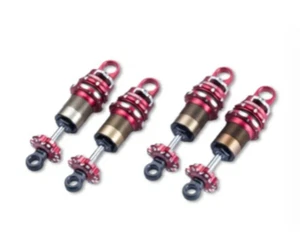 OVERDOSE High grade shock set spec4 full length adjustable 4 pieces red OD3901 - Picture 1 of 2