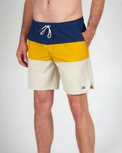 Brand New Mens Salty Crew Beacons 2 Elastic Boardshort Mango Size Medium - Picture 1 of 3