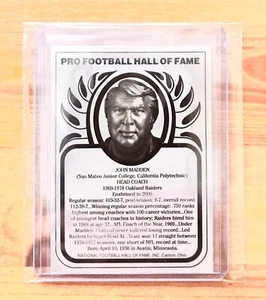 John Madden HOF 1988-Present Pro Football Hall of Fame RARE NFL Card 2006💎 - Bild 1 von 2