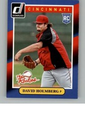 2014 Donruss David Holmberg 38   Cincinnati Reds The Rookies
