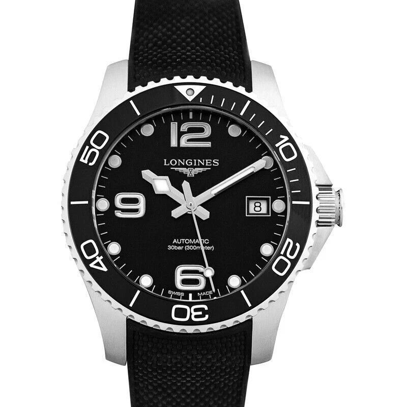 Longines HydroConquest Men's Black Watch - L3.780.4.56.9