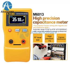 M6013 LCD High-precision Capacitor Meter For Capacitance Resistance Measurement - Picture 1 of 19