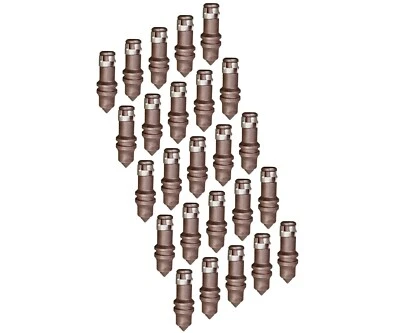 25 Conical/Rotating Carbide Bits replaces RL09, 20MMØ Shank for Trencher/Auger - Image 1 of 2