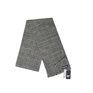 Lands' End Cashtouch Print Scarf Black Glen Check (303) - Picture 1 of 5