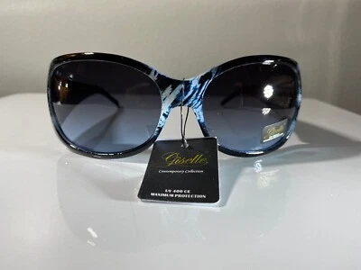 Gafas de sol para mujer multicolores estilo mármol con lentes ovaladas oversize Foto 1 de 4