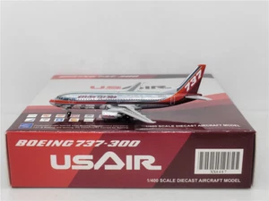 1:400 JC Wings USAIR B737-300 Passenger Airplane Diecast Aircraft Model - Picture 1 of 10