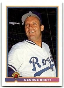 1991 BOWMAN GEORGE BRETT KANSAS CITY ROYALS #300