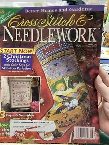 Cross Stitch & Needlework Magazine August 1997 Better Homes and Garden - Picture 1 of 7