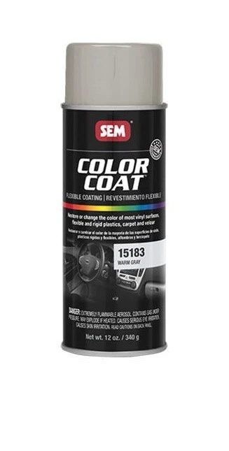 SEM 15183 Color Coat Warm Gray Vinyl Spray Auto Body Paint Aerosol Can 12 oz. - Image 1 of 1