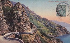 SORRENTO - Strada per Positano 1916