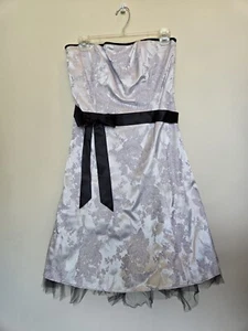 Vintage Y2K Jessica McClintok Gunne Sax Dress Purple Black Sz 7 Prom Homecoming - Picture 1 of 8