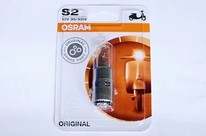 Osram S2 Bulbs Lamp Bulbs Halogen 12V 35 35W Socket BA20D Car Motorcycle - Picture 1 of 2