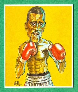 1992 JM BRINDLEY "WORLD BOXERS" Teil 1 - BOB HOARE - THOMAS HEARNS - Karte 4 von 6 - Bild 1 von 2