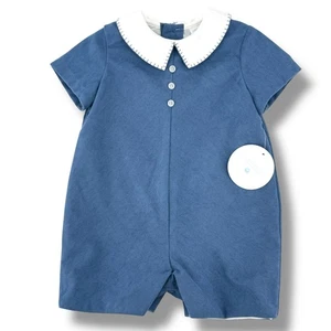Edgehill Collection Peter Pan Kragen Cord Jon Jon Strampler Baby Junge Größe 24 Monate - Bild 1 von 5