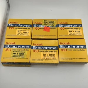 Película Kodak Ektachrome 160 Sonido Super 8 mm Color Tipo A 6 Cajas Incluidas - Imagen 1 de 7