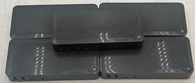 Lot of 5 Targus DOCK430USZ-50 USB-C DisplayPort Dock Station - No Power Adapter - Image 1 of 4