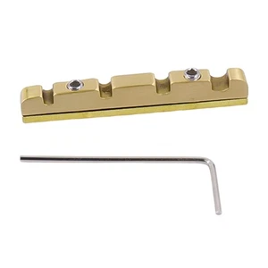 Modern Style Electric Bass 4 String Pre-Slotted Nut Replacement Bass Accessories - Picture 1 of 8