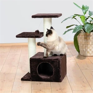 TRIXIE Pet Products 43776 Valencia Cat Tree- Brown - Picture 1 of 1