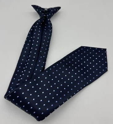 Lands End For American Airlines Navy Blue White Blue Motif Clip On Tie NWOT - Image 1 of 3