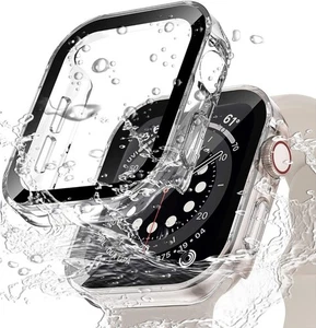 Protecteur D'Écran Pour Apple Watch Série 11 10/9/8/7 Ultra SE 3 Coque En Verre - Picture 1 of 32