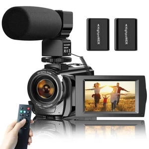 Video Camera Camcorder for YouTube, Digital Vlogging Camera FHD 1080P 30FPS 2... - Picture 1 of 7
