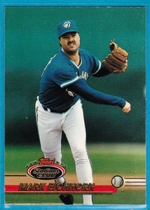 Topps Stadium Club 1993 - Mark Eichhorn #617 - Toronto Blue Jays - casi nuevo - Imagen 1 de 2