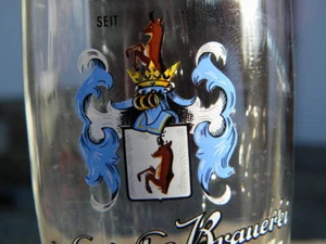 0,25 Liter Bierglas KOCH´SCHE BRAUEREI GOTTSMANNSGRÜN Koch Gottsmannsgrüner Bier - Picture 1 of 5