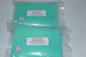 Honda SL350 Air Filter Element NEW PAIR 17213-340-000, 17213-312-030 - Picture 1 of 3