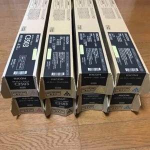 Ricoh IMAGIO MP Toner C3503 Produit domestique authentique lot de 4 couleurs * 2 faux Ricoh - Photo 1/1