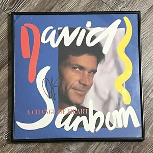 David Sanborn A Change of Heart LP (Warner Bros. Records 1987) Signed Autograph - Picture 1 of 10