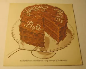 Happy Dad's Day Diskette 7" 33 U/min Schallplatte im Ordner mit Nachricht von Bob Crosby - Bild 1 von 6