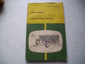 Original John Deere LL-A, LZ-B, PD-A Press Grain Drills Operator's Manual - Picture 1 of 3