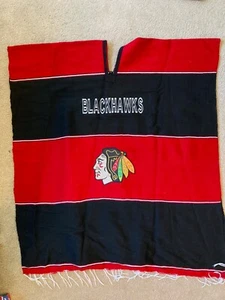 NHL Chicago Blackhawks Hockey Poncho Blanket Sweater Patrick Kane Adult - Picture 1 of 10
