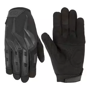 Highlander Raptor Full Gloves Military / Army Style Tactical Padded - Black - Picture 1 of 9