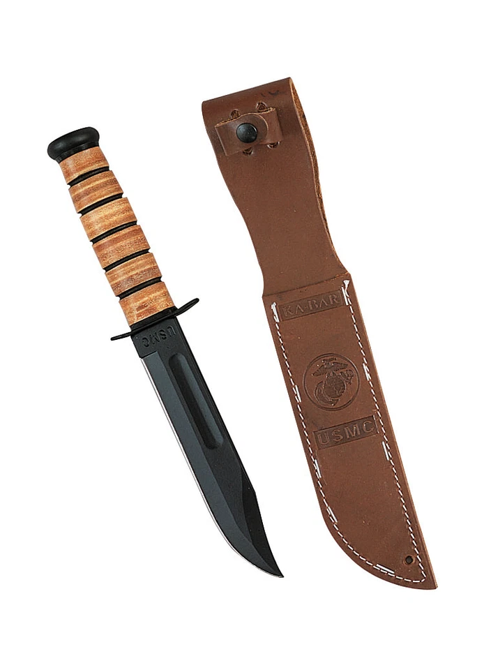 Genuine Ka-Bar USMC Fighting Knife - Image 1 of 1