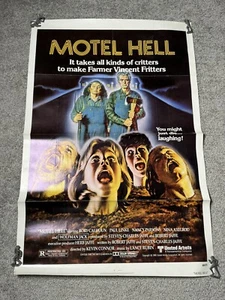 Vintage MOTEL HELL Original ROLLED One Sheet Movie Poster 1980 Horror 27” X 41” - Picture 1 of 6