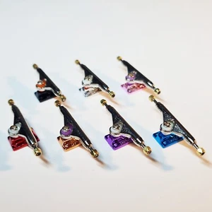 2er SET 34MM LEEFAI DYT REVERSE KINGPIN FINGERBOARD TRUCKS - PROFIQUALITÄT - Bild 1 von 8