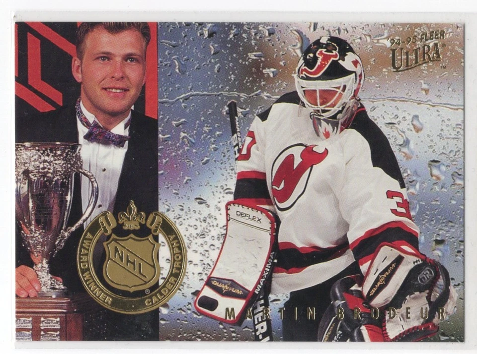 94/95 FLEER ULTRA MARTIN BRODEUR AWARD WINNER INSERT #2 - Image 1 of 1