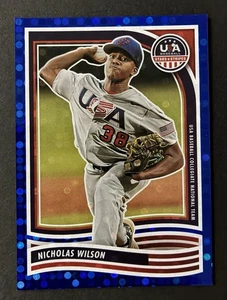 Estrellas y rayas Panini 2024 - (Nicholas Wilson) punto azul 65/149 DBU - Imagen 1 de 3