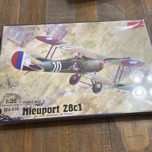 Roden 616 Nieuport 28C1 französischer Jagdflugzeug WWI Plastikmodell Maßstab 1/32 - Bild 1 von 12