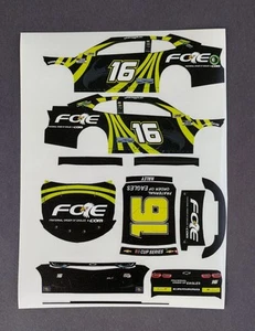 2020 Custom Justin Haley #16 Fraternal Order of Eagles 1/32 Peel & Stick Decals - Picture 1 of 1