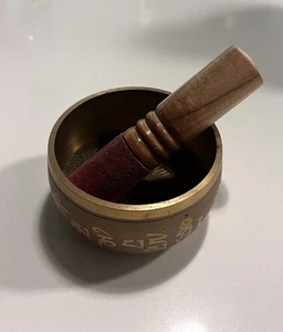 Tibetan Singing Bowl Set Authentic – Handmade in Nepal Sound & Meditation Bowl – - Picture 1 of 2