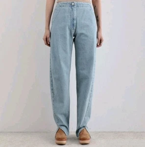 NWT Rachel Comey EVEY Pant Celeste Jeans Size 6 MSRP $525 Straight Leg Relaxed - Picture 1 of 7