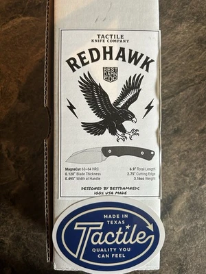 Cuchillo táctil Co Redhawk cuchillo CPM MagnaCut verde Micarta con funda Foto 1 de 4