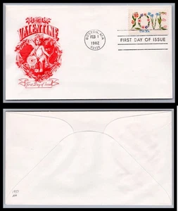 US FDC # 1951 20c Love Flowers  Artmaster  s.cancel 1982, 9Q2308 - Picture 1 of 1
