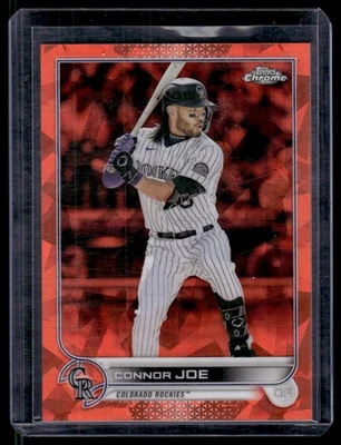 2022 Topps Chrome Update Connor Joe 14/25 Colorado Rockies #USC33 - Image 1 of 2