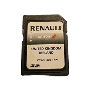 Renault Sat Nav TomTom SD Card Uk / Ireland Genuine 259204051R - Picture 1 of 1