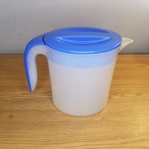 Mr. Coffee 3 Qt Pitcher Replacement Part TM70 Blue Lid Iced Tea Maker No Cracks - Picture 1 of 4