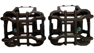 2Pcs Rear Tail Light Lamp Guard Cover Grille For Jeep Wrangler JL JT 18-22 - Picture 1 of 7